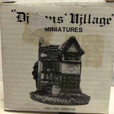 Dept 56 Dickens Village Miniatures Houses / Buildings  - QTY 6