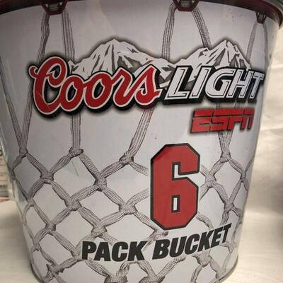 Coors Light Ice Buckets - QTY 3