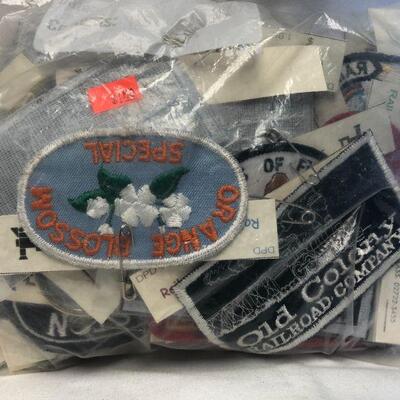 Railroad Memorabilia, Patches, and Magnets. Various Items