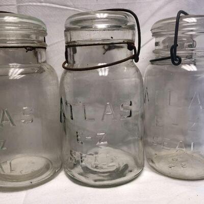 Canning jars - Ball / Atlas - QTY 6