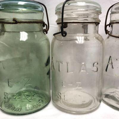 Canning jars - Ball / Atlas - QTY 6