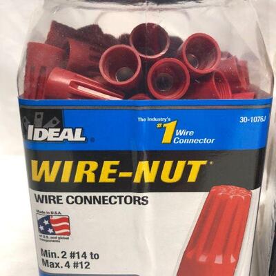 Wire-Nut (s) 2 Ideal Brand (Red) & 1 Gardner Bender (Tan) 675 Total