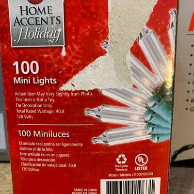New In Box Christmas Lights - QTY 3