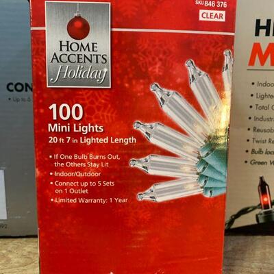 New In Box Christmas Lights - QTY 3