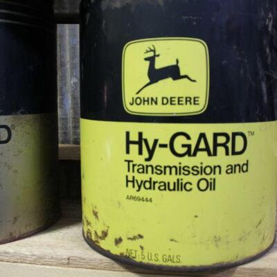 Vintage John Deere 5 Gal. Oil Can's -QTY 3