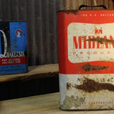 Various Gas and Oil  Can's - QTY 4