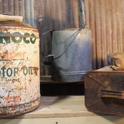Various Gas and Oil  Can's - QTY 4