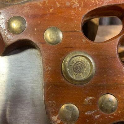 Vintage Tools - Saws Disston - QTY 3