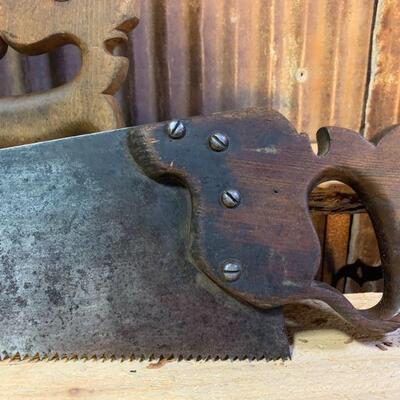 Vintage Tools - Hand Saws Disston - QTY 4