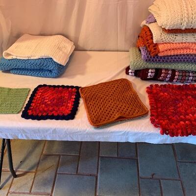 Lot 4 - Lap Blankets and Shawls