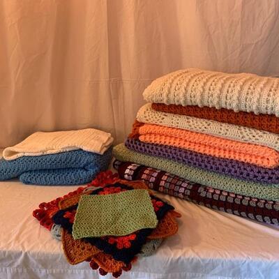 Lot 4 - Lap Blankets and Shawls