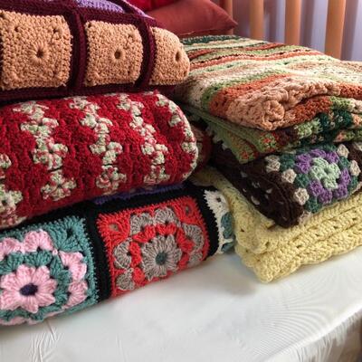 Lot 8 -  Small Handmade Afghans