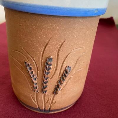 Lot 82 - Stoneware Pottery Utensil Holder Steve Ashley