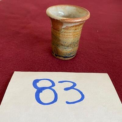 Lot 83 - Stoneware Pottery Toothpick holder