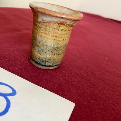 Lot 83 - Stoneware Pottery Toothpick holder