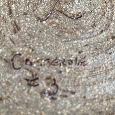 Lot 86 - Stoneware Pottery pot with lid