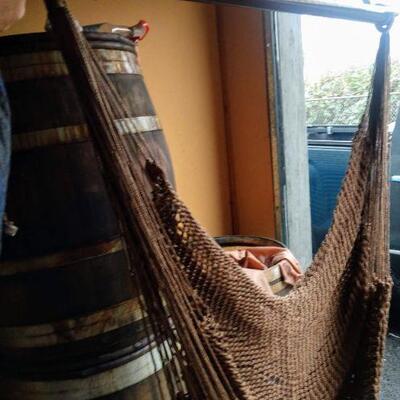 Mocha String Hammock Chair