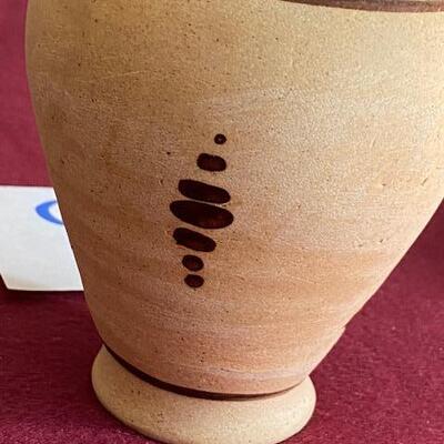 Lot 97 -  Stoneware Pottery Vase Mexico