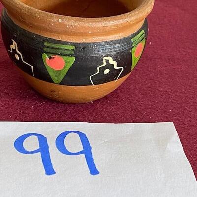 Lot 99- Pottery container