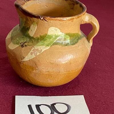 Lot 100 - Pottery Pitcher