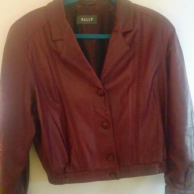 Bally Leather Jacket Made in Italy