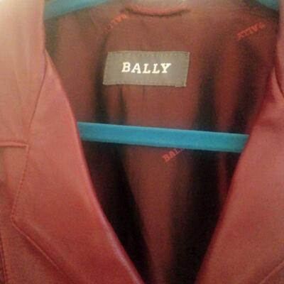 Bally Leather Jacket Made in Italy