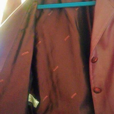 Bally Leather Jacket Made in Italy