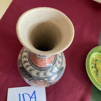 Lot 104 -  Stoneware Pottery Vase Mexico