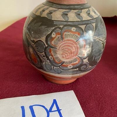 Lot 104 -  Stoneware Pottery Vase Mexico