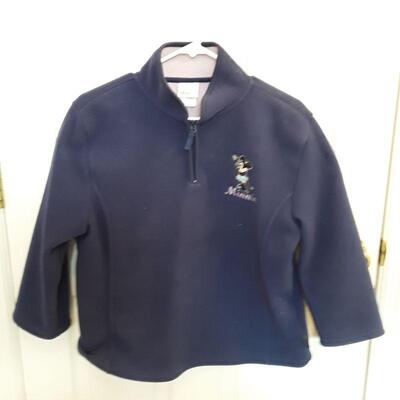 Navy Fleece Pullover with Minnie