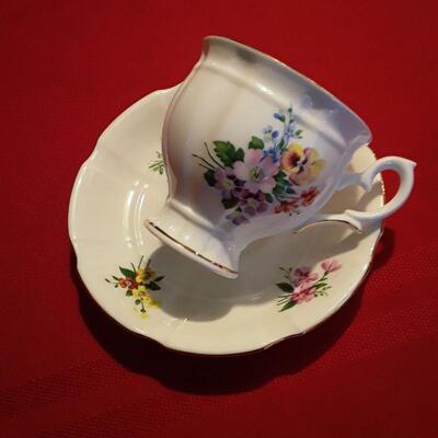 Crown Staffordshire Tea cup and saucer