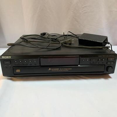 Lot 15 - Sony CD Player w/ LG TV and Speakers