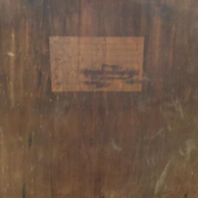 Lot 1: Antique Oak Slant Front Secretary Desk