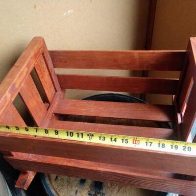 Doll cradle and little stroller