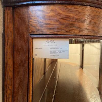Lot 4: Antique Bowfront Curio Cabinet