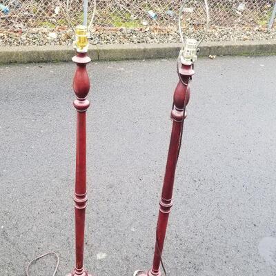 Standing Lamps Wooden base
