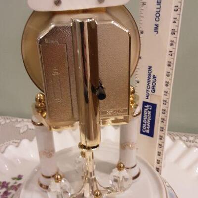 Disney World Cinderella Dome Ceramic Working Crystal Pendulum Clock