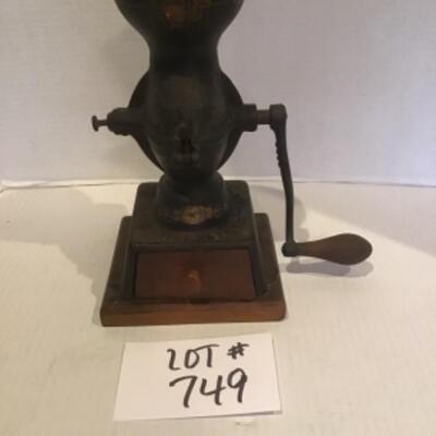 H - 749 Antique Coffee Grinder