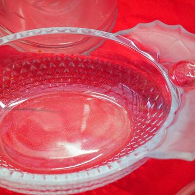 Lot 47 EAPG Cut crystal, Overlay Glass, Vintage soda maker , princess House