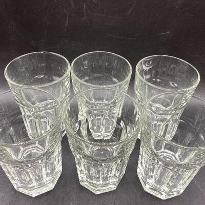 Set of 6 Libbey Duratuff Drink Glasses 4.75