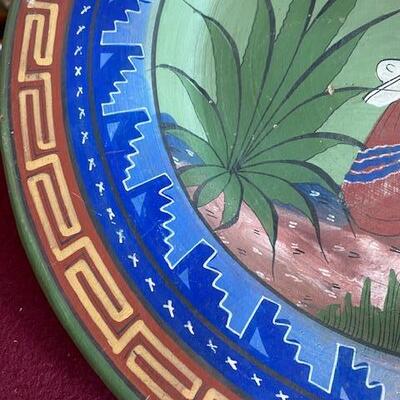 Lot 107 - Pottery Platter Mexico