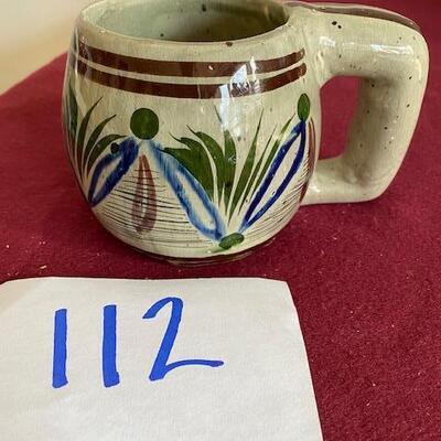 Lot 112 - Stoneware Pottery Mug