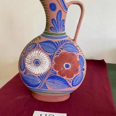 Lot 113 - Pottery Large Pitcher
