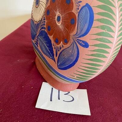 Lot 113 - Pottery Large Pitcher