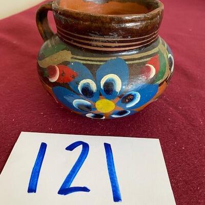 Lot 121 - Pottery small pitcher