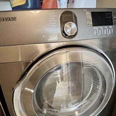 LOT 15  2009 SAMSUNG FRONT LOADING VRT-STEAM WASHER & DRYER SET 