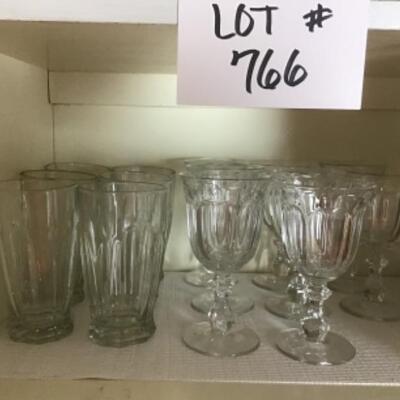 F - 766 Lot of Vintage Glassware