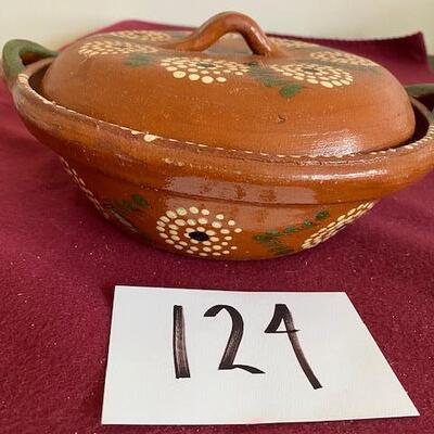 Lot 124 - Pottery Bowl with Lid