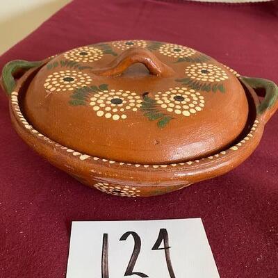 Lot 124 - Pottery Bowl with Lid