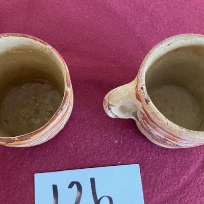 Lot 126 - Pottery Mugs
